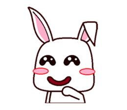 Cute Bunny Rabbit sticker #10607660