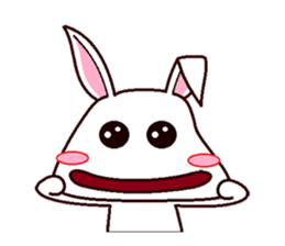 Cute Bunny Rabbit sticker #10607662