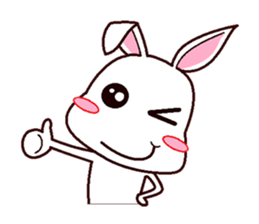 Cute Bunny Rabbit sticker #10607666