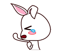 Cute Bunny Rabbit sticker #10607668