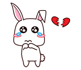 Cute Bunny Rabbit sticker #10607669