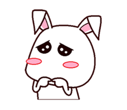 Cute Bunny Rabbit sticker #10607671