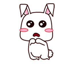 Cute Bunny Rabbit sticker #10607678