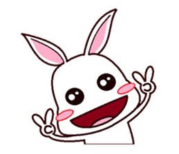 Cute Bunny Rabbit sticker #10607680