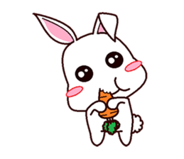 Cute Bunny Rabbit sticker #10607684