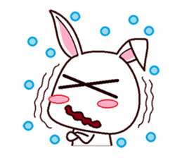 Cute Bunny Rabbit sticker #10607687