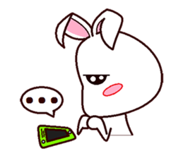 Cute Bunny Rabbit sticker #10607689