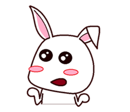Cute Bunny Rabbit sticker #10607690
