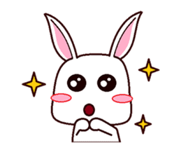 Cute Bunny Rabbit sticker #10607691