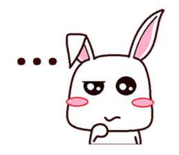 Cute Bunny Rabbit sticker #10607693
