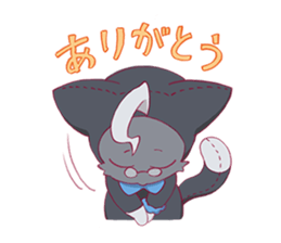 Cute & fuzzy "POPIN tribe" sticker #10607864