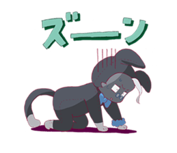 Cute & fuzzy "POPIN tribe" sticker #10607882