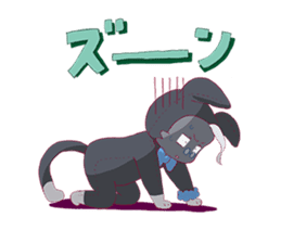 Cute & fuzzy "POPIN tribe" sticker #10607882