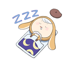 Cute & fuzzy "POPIN tribe" sticker #10607886