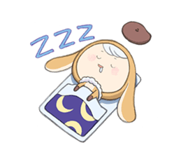 Cute & fuzzy "POPIN tribe" sticker #10607886