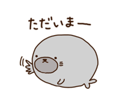 Rabbit and Seal Sticker sticker #10608278