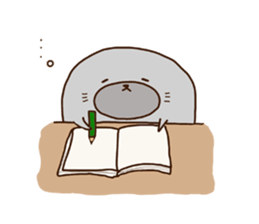 Rabbit and Seal Sticker sticker #10608285