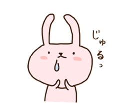 Rabbit and Seal Sticker sticker #10608289