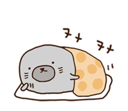 Rabbit and Seal Sticker sticker #10608308