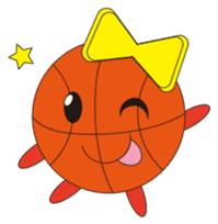 basketball girl star sticker #10608556