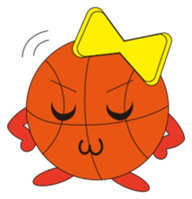 basketball girl star sticker #10608562