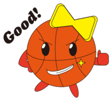basketball girl star sticker #10608565