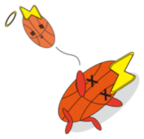 basketball girl star sticker #10608584