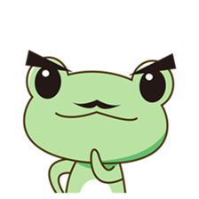 Irresponsible frog sticker #10608665