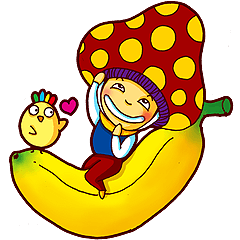 Mushroom Boy and Chicken