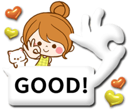 Pretty wife 2 balloon sticker #10609302