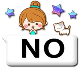 Pretty wife 2 balloon sticker #10609306