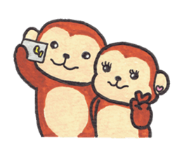 Saruru's spring sticker sticker #10609359