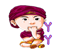 Children say child language first post sticker #10609522