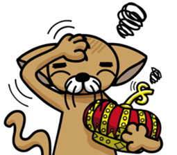 King of the kitten sticker #10609583