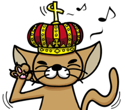 King of the kitten sticker #10609586