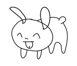 Happy Rabbit~ sticker #10609878