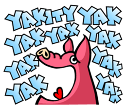 PIGGIE the Pinky Pig-ONOMATOPOEIA- sticker #10610666