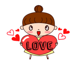 Pretty girl sticker for daily use sticker #10611192