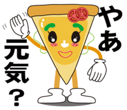 PIZZA GIRL is kind and strong feeling. sticker #10611513