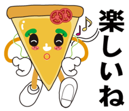 PIZZA GIRL is kind and strong feeling. sticker #10611522