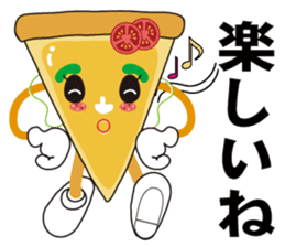 PIZZA GIRL is kind and strong feeling. sticker #10611522