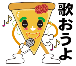 PIZZA GIRL is kind and strong feeling. sticker #10611523