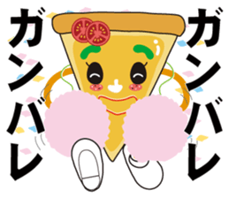 PIZZA GIRL is kind and strong feeling. sticker #10611524