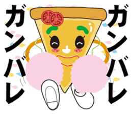 PIZZA GIRL is kind and strong feeling. sticker #10611524