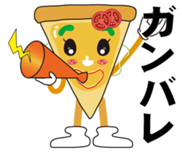 PIZZA GIRL is kind and strong feeling. sticker #10611525