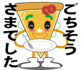 PIZZA GIRL is kind and strong feeling. sticker #10611531