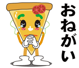 PIZZA GIRL is kind and strong feeling. sticker #10611538