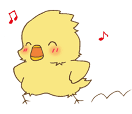 Daily cute chick 2 sticker #10612033