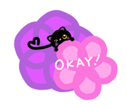 sea creatures & kitten & flower ! sticker #10612392