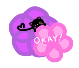 sea creatures & kitten & flower ! sticker #10612392